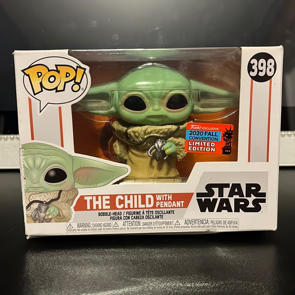 Funko pop the child with pendant 398, 2020 fall convention